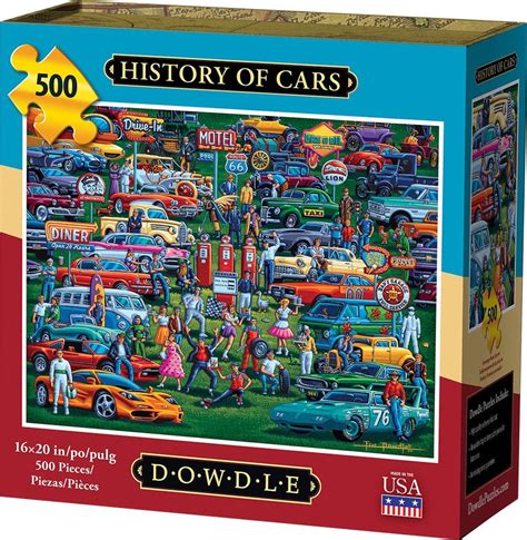 History Of Cars Jigsaw Puzzle History Car Wall Art Great Gifts