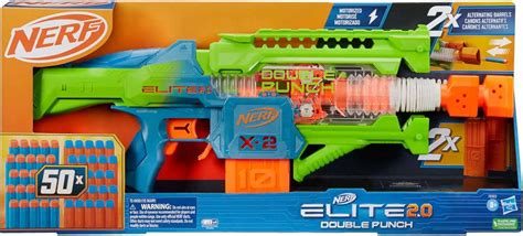 NERF Elite 2.0 Double Punch Blaster Hasbro Toys - ToyWiz