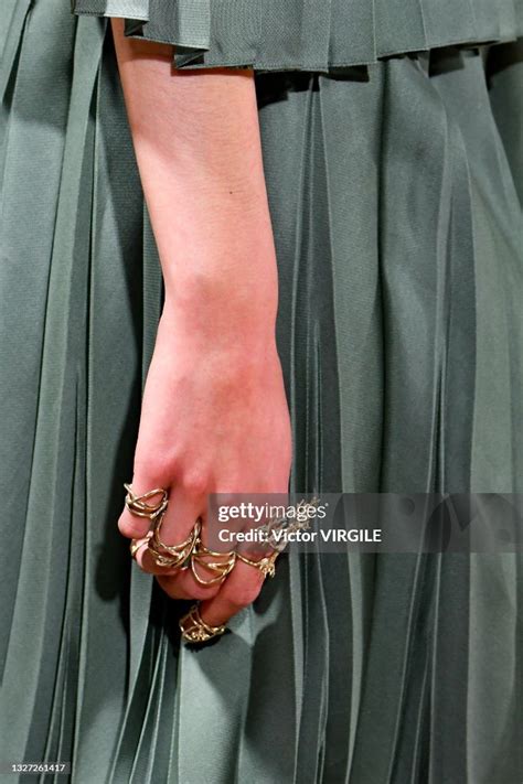 A Model Walks The Runway During The Dior Haute Couture Fallwinter