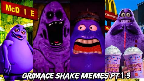 Grimace Shake Meme Compilation Reaction Pt 1 3 The Grimace Shake