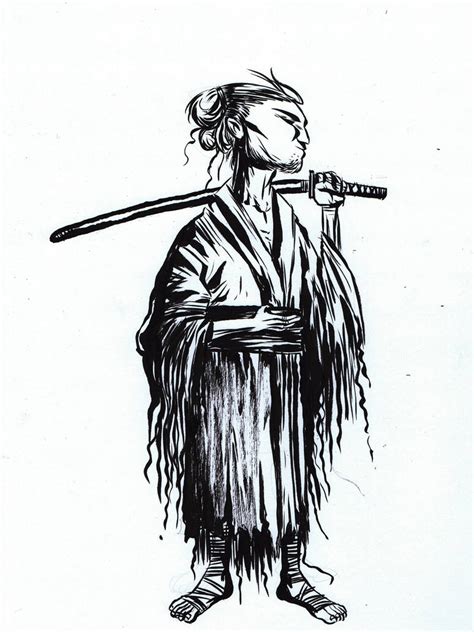 Samurai Sketch By Mrsorrentino On Deviantart