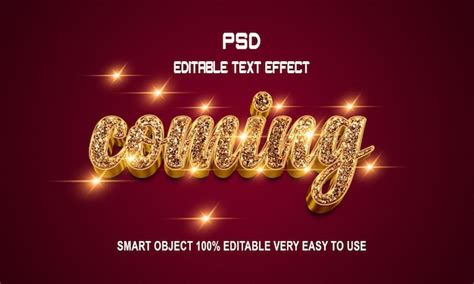 Premium Psd 3d Text Effect Style