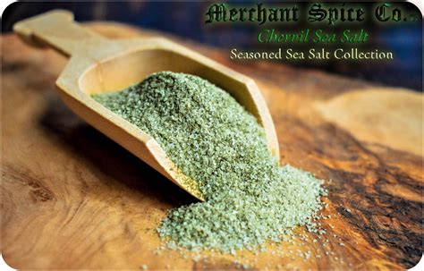 Chervil Sea Salt From The Seasoned Sea Salts Collection By Merchant