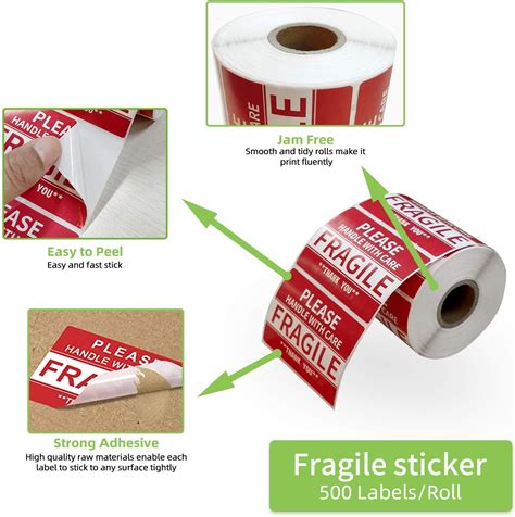 Handle With Care Fragile Shipping Label Stickers 2 Philippines Ubuy