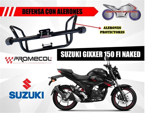 Defensa Sliders Suzuki Gixxer Fi Obsequio Cup N Personaliza