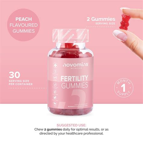 Fertility Gummies Probiotic Fertility Supplements 25 Vitamins And Minerals Ebay