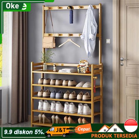 Jual Rak Sepatu Serbaguna Rak Pakaian Serbaguna Hanger Serbaguna