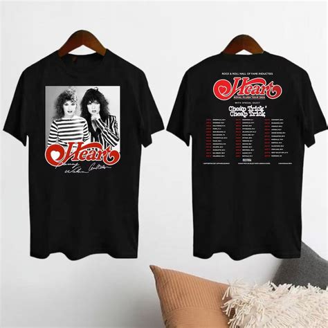 Royal Flush Tour 2024 Heart Band T Shirt Heart Band Signature Shirt