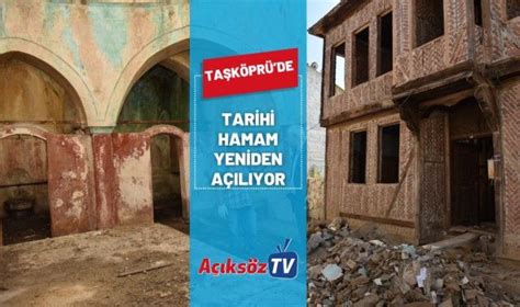 Tarihi hamam yeniden açılıyor Açıksöz Gazetesi