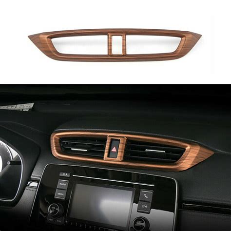 X Peach Wood Grain Car Interior Kit Cover Trim For Honda Crv Cr V