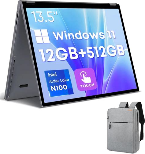 Amazon.com: CHUWI FreeBook 2-in-1 Touchscreen Laptop with Backpack ... 