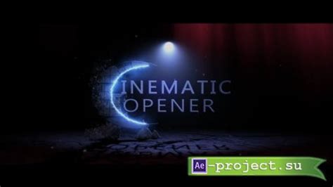 Videohive Cinematic Opener Titles Project For After