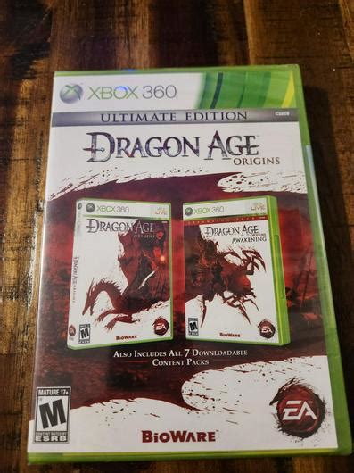 Dragon Age Origins Ultimate Edition New Item Box And Manual Xbox