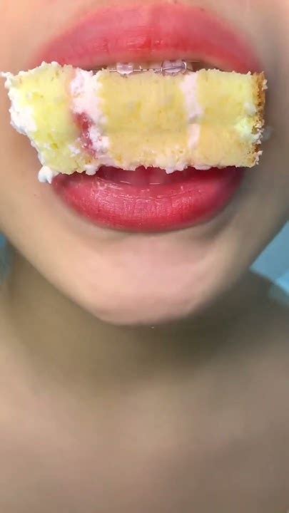 Asmr Cake Eating Sounds Youtube