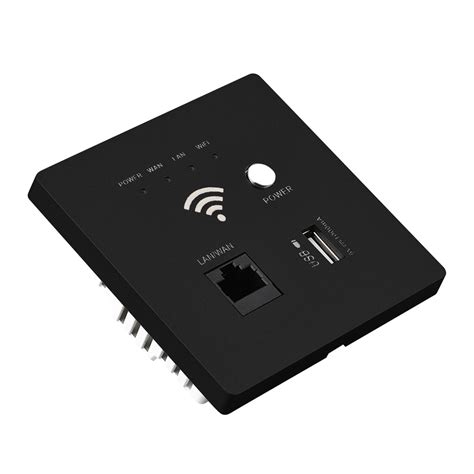 In-Wall Wireless Wifi Router 300M Ap Access Point Wifi Router Usb-Charging Socket Wall Mount Ap ...