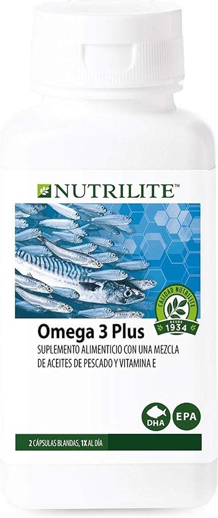 Vitaminas Omega 3 Plus Nutrilite 30 Capsulas EPA DHA A Diferencia De