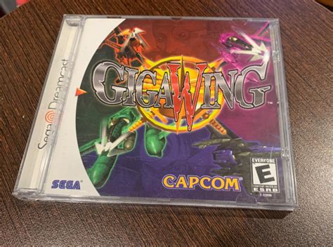 Giga Wing Item Box And Manual Sega Dreamcast