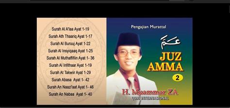 Profil Biodata Ustadz Muammar ZA Qori Legendaris Indonesia Umur, Asal ...