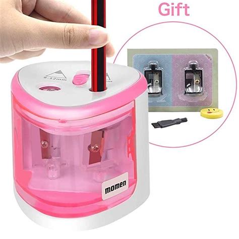 Electric Pencil Sharpener Momen Portable Automatic Colored Pencil