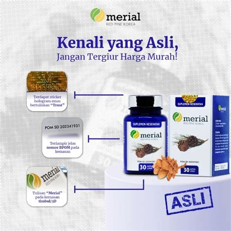 Jual MERIAL RED PINE KOREA SUPLEMEN ATASI KOLESTEROL DAN HIPERTENSI