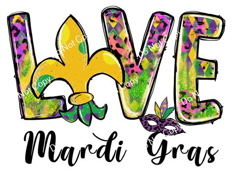 Colorsplash Ultra Transfers Love Mardi Gras Cf