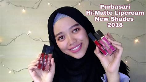 Review Purbasari Hi Matte Lip Cream New Shades Youtube