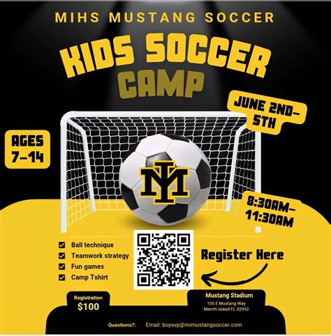 2025 Summer Youth Camps - Merritt Island High School Soccer