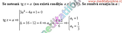 Probleme Rezolvate La Matematica Ecuatii Trigonometrice Care Se Reduc