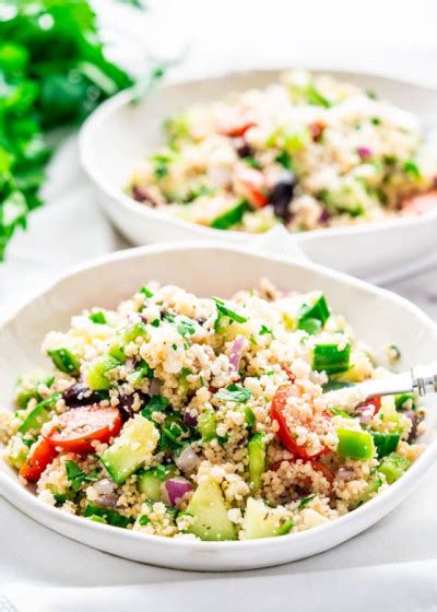 Mediterranean Couscous Salad Jo Cooks