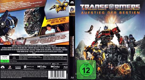 Transformers Aufstieg Der Bestien De Blu Ray Cover Dvdcover