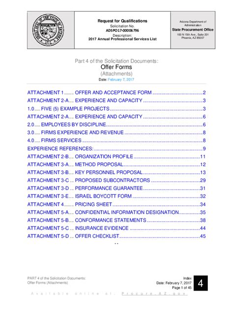 Fillable Online Spo Az Spo Az Gov Sites DefaultPart 4 Of The