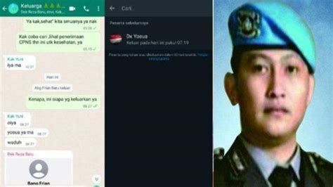 ANEH Nomor WhatsApp Brigadir J Aktif Lagi Dan Tiba Tiba Keluar Dari