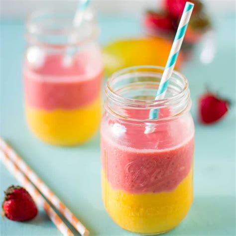 Batido De Fresa Y Mango Association Lea