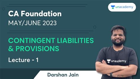 Contingent Liabilities And Provisions Part 1 Accounts Darshan