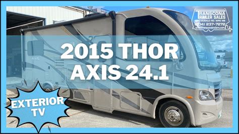 2015 Thor Axis 24 1 Stock 12940A YouTube