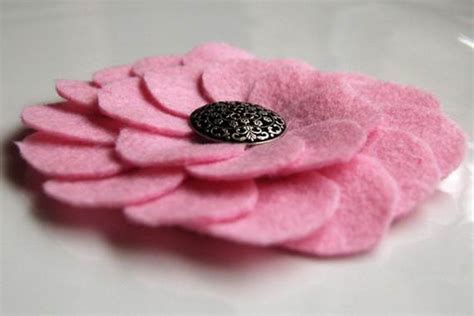 Homemade Mothers Day Ideas Spring Felt Craft Flower