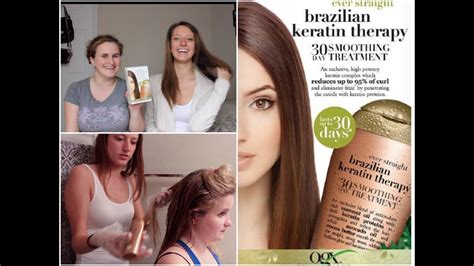 Ogx Brazilian Keratin Therapy Treatment Review Youtube