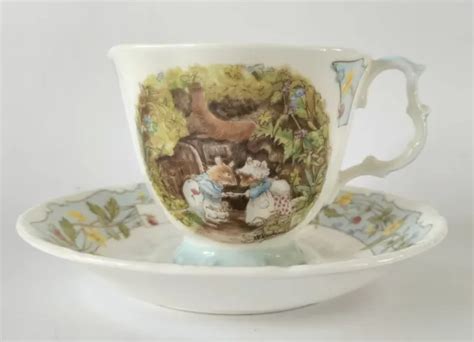 Brambly Hedge Fian Ailles Th Tasse Et Soucoupe St Qualit Eur