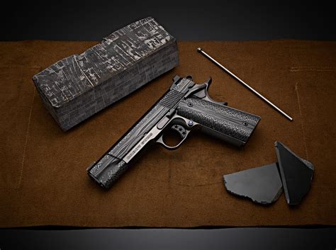 Cabot Guns Celebrates 10 Years Of Luxury Pistols Made From Meteorites And Damascus Steel Maxim