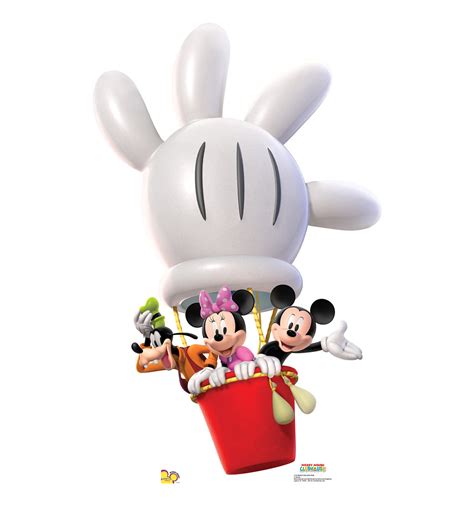 Life Size Mickey Balloon Ride Cardboard Cutout