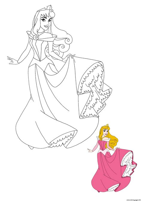 Disney Princess Aurora Coloring Pages Printable Motherhood