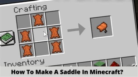 Step By Step Guide To Make Saddle In Minecraft Trendblog Net