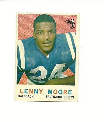 Topps Lenny Moore Baltimore Colts Antique Price Guide