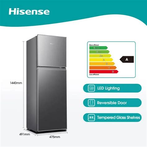 Hisense 154l Titan Silver Top Freezer H225tts Tafelberg Furnishers