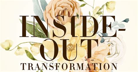 Inside Out Transformation Official Joseph Prince Sermon Notes