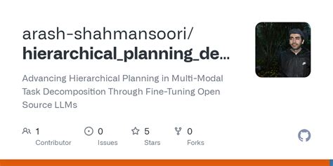 Github Arash Shahmansoori Hierarchical Planning Decompose Net