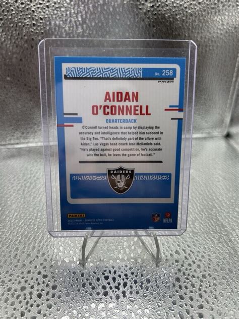 2023 Aidan OConnell Panini Donruss Optic EBay