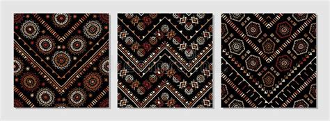 Tribal Ethnic Seamless Pattern In Aztec Style Ikat Geometric Folklore