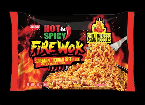 Hot & Spicy Fire Wok Screamin' Sichuan Beef - Nissin Food