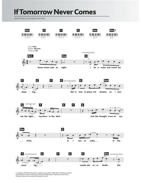 If Tomorrow Never Comes By Ronan Keating Sheet Music For Piano Chords